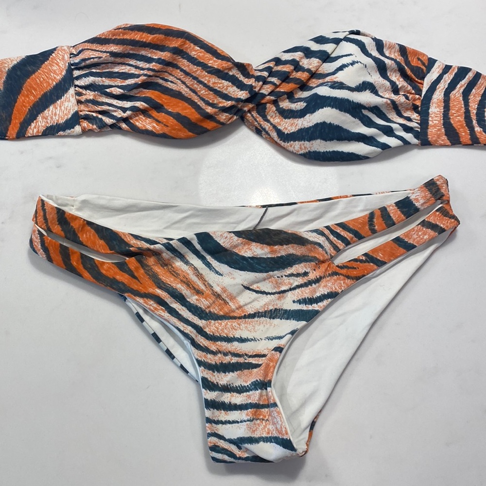 L*space tiger bikini XS